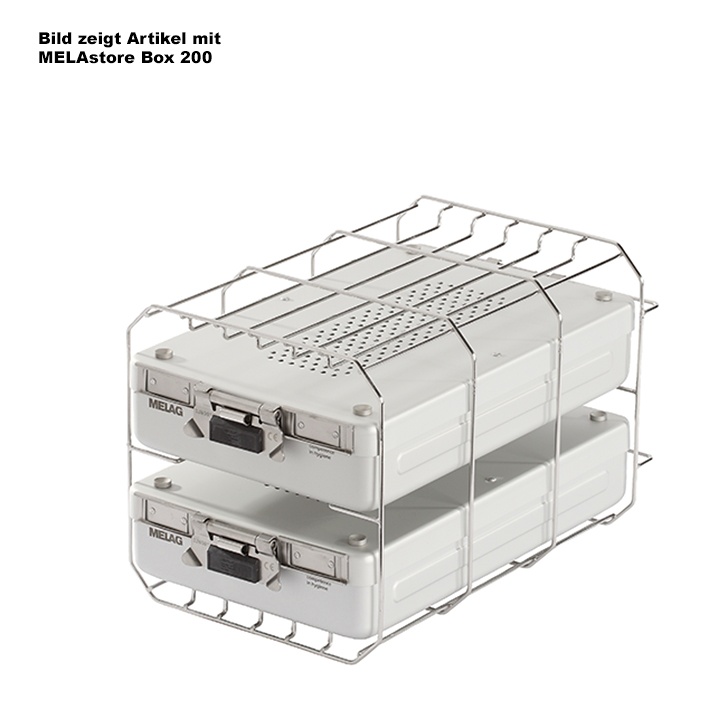 [MLG ME46840] Halterung D für 2 hohe Kassetten Z. B. MELAstore Box 200 und