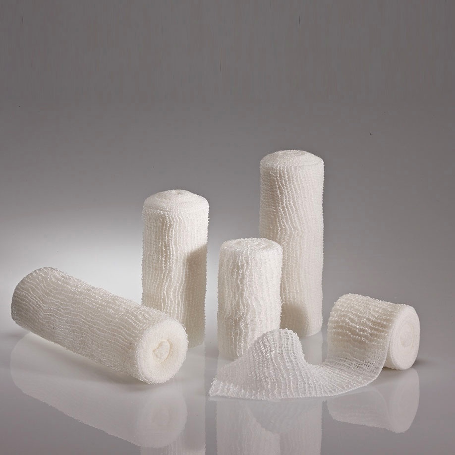 [MOS 72921] ELASTUS-mull gekreppt Mullfixierbinden Weiß, 4 m x 4 cm (20 Stck.)