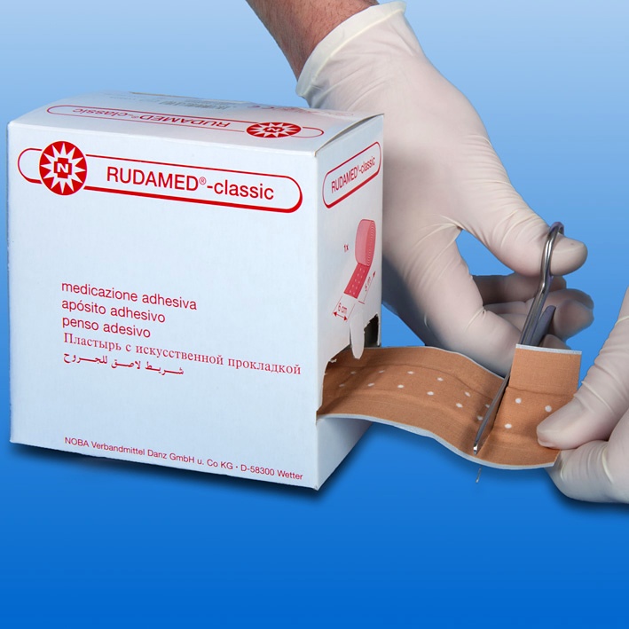 RUDAMED-classic Wundschnellverband 5 m x 6 cm