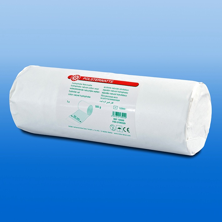 Polsterwatte gerollt 32 cm, 500 g