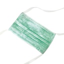 NOBA OP-Masken mit Bändern Grün (50 Stck.)