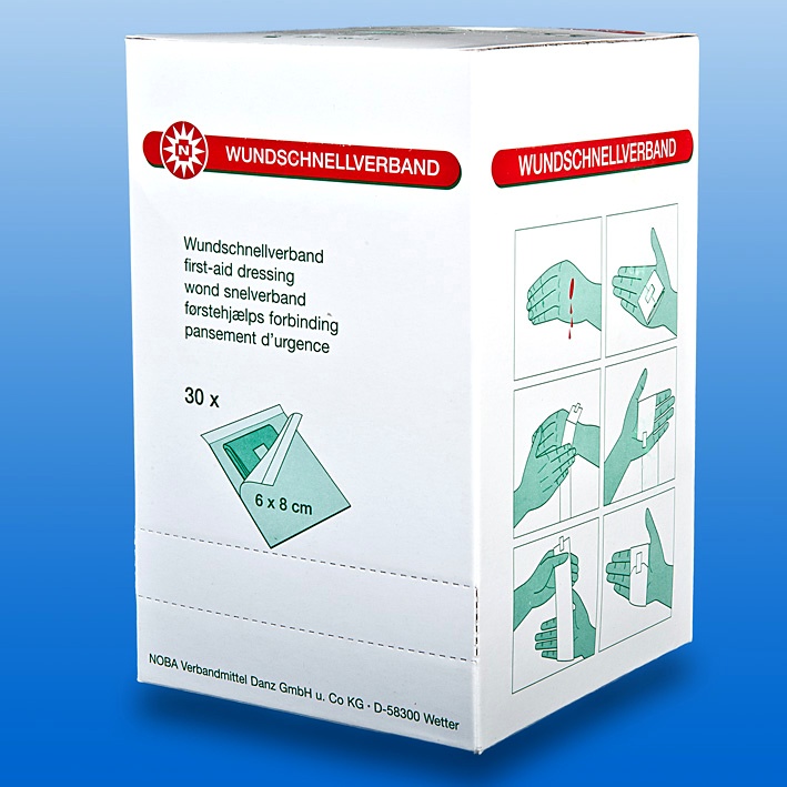 [NOB 726606] Wundschnellverband Steril-Set 6 x 8 cm (30 Stck.)