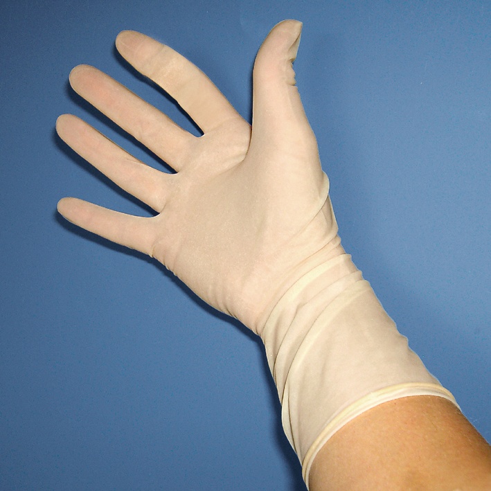 NOBAFEEL-sensitive OP-Handschuhe, Latex Steril, weiß, puderfrei, Gr. 7 (50 Paar)