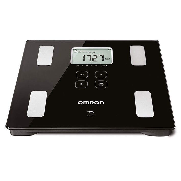 [OMR HBF-222T-EBK] OMRON Körperanalysewaage Viva Schwarz