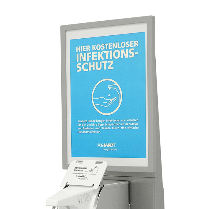 [OPH 1420527] Dokumentenhalter DIN A 4 hochkant Zum Aufstecken für Hygiene Station E AFP