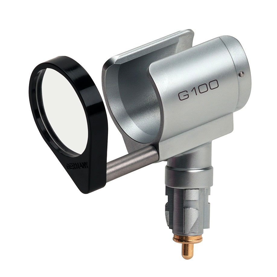 [OPT G-001.21.301] G100 LED geschlitztes Kopfstück 2,5 V Mit Schwenklupe, ohne Griff