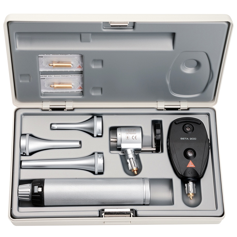 [OPT G-148.10.118] Veterinär Diagnostik-Set LED 2,5 V Mit BETA Batteriegriff