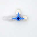 Dreiwegehähne blau LL, steril