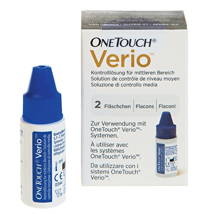 [ORT 022224] OneTouch Verio Kontroll-Lösung (2 x 3,8 ml)