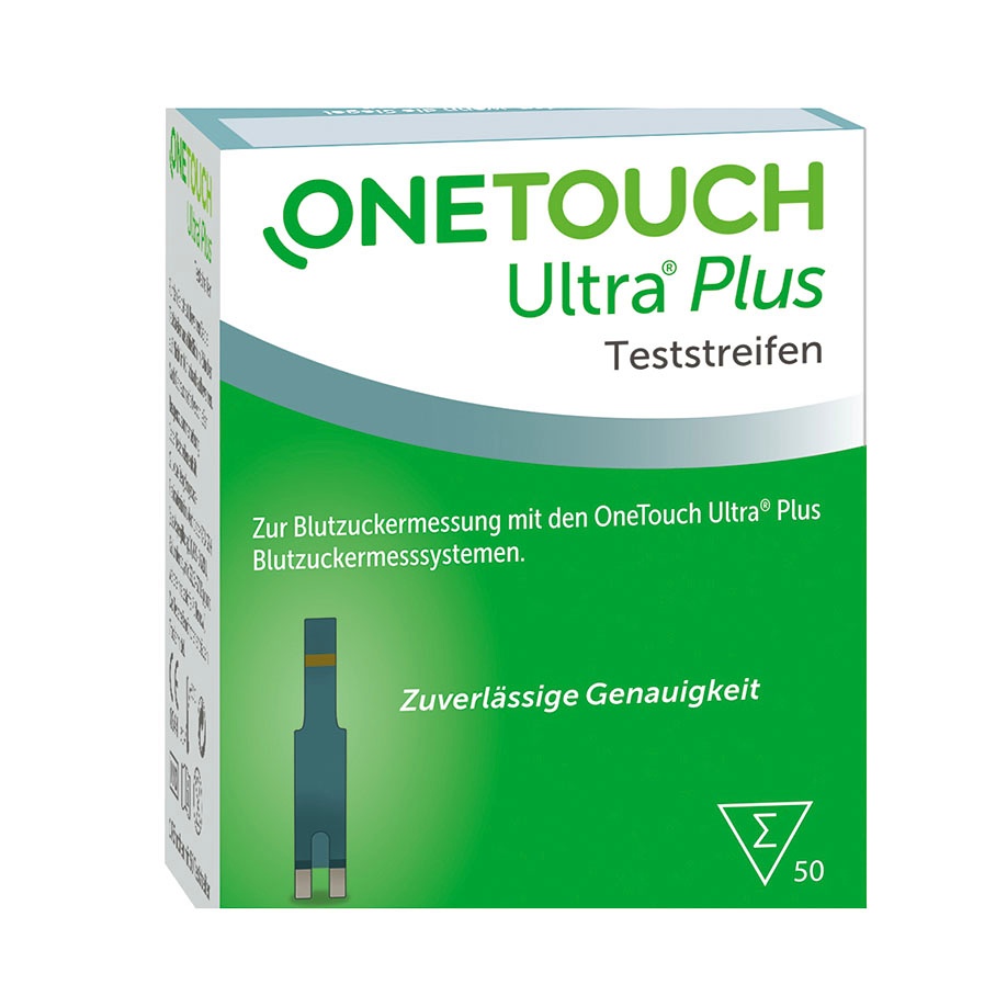 [ORT 023847] One Touch Ultra Plus Blutzuckerteststreifen (50 T.)