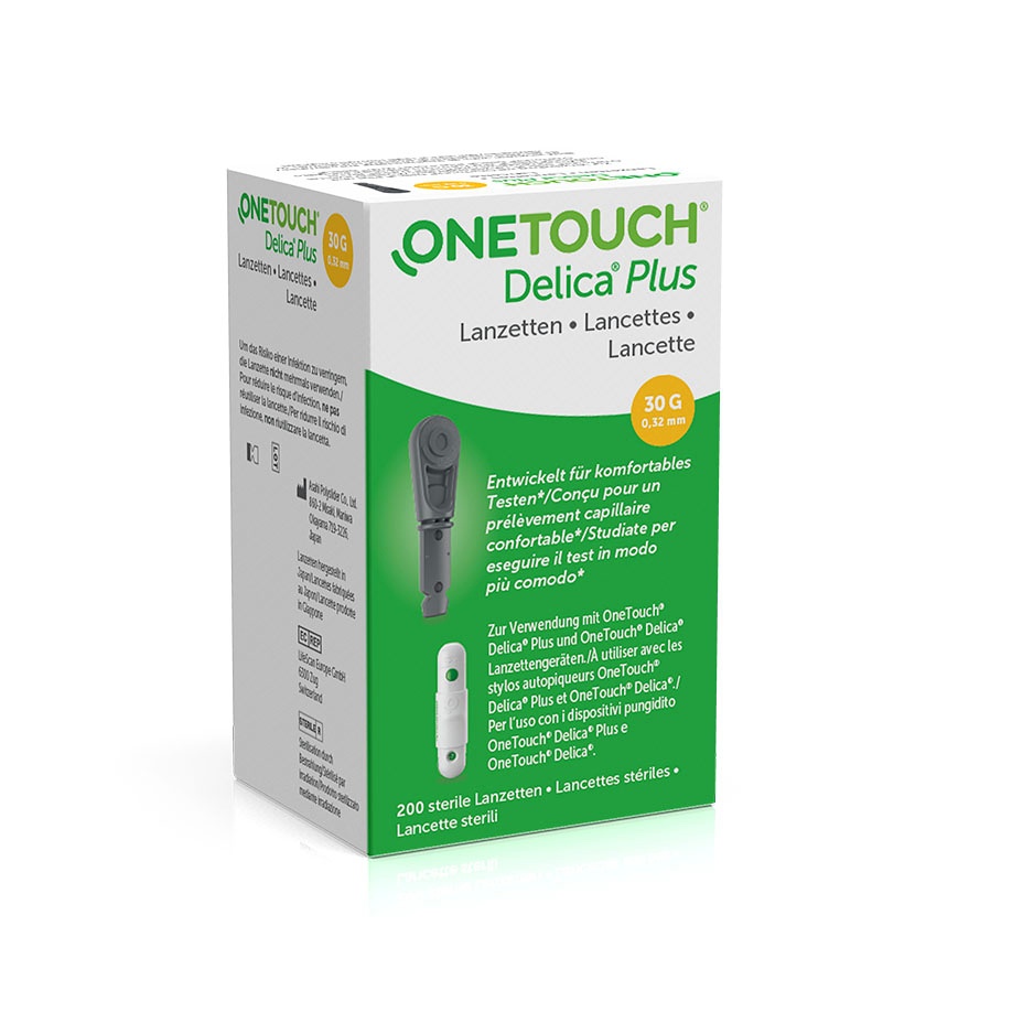 [ORT 024012] OneTouch Delica Plus Nadellanzetten (200 Stck.)