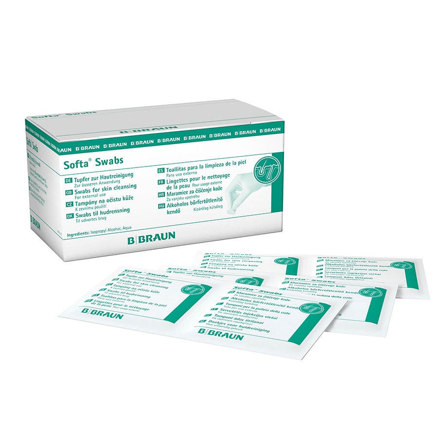 [PET 19579] Softa Swabs 6,5 x 3 cm (100 Stck.)
