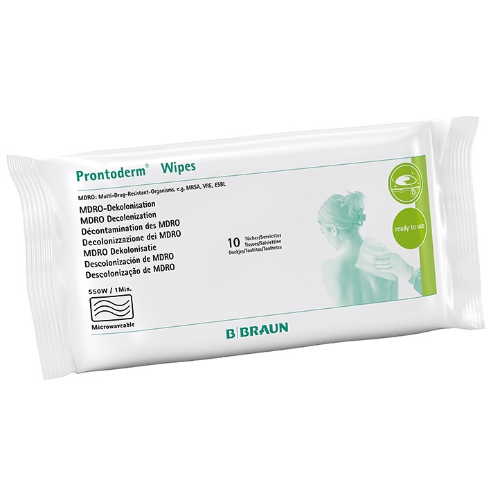 [PET 400106] Prontoderm Wipes (10 Stck.) Feuchte Einmaltücher zur MRE