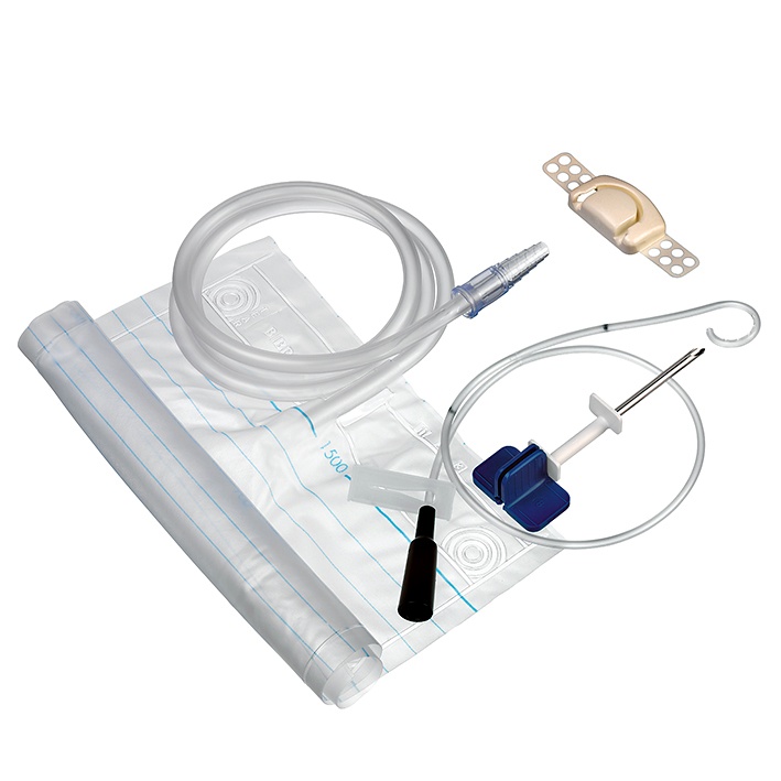 Cystofix Basisbesteck ''Ready to Use'' Katheter Ch. 10, Kanülenstichlänge 12 cm