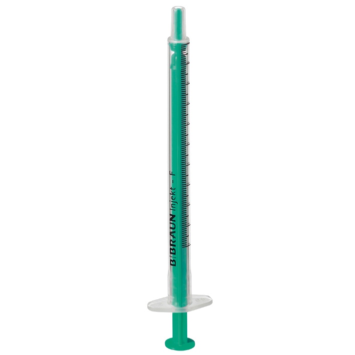 [PET 9166017V] Injekt F Spritzen 1 ml Ohne Kanüle (100 Stck.)