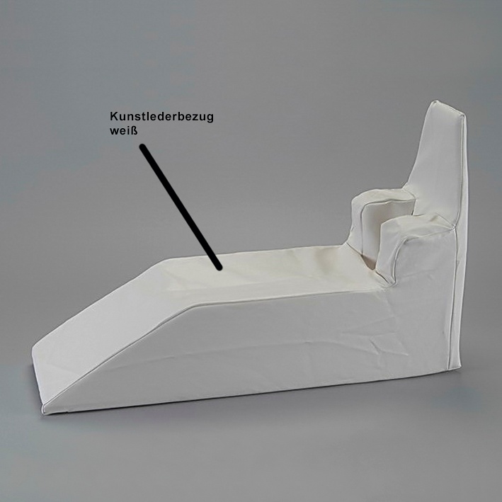 Kunstlederbezug zu den Hans Schienen Gr.1, mit Reißverschluss