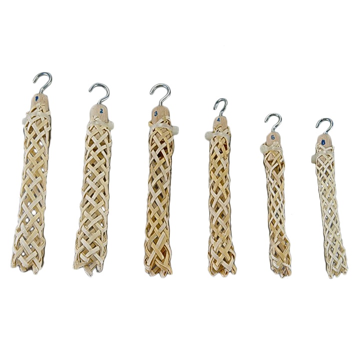 [PKO 12781003.0] Fingerhülsen Lennart aus Bast (Gr. 1 - 6)