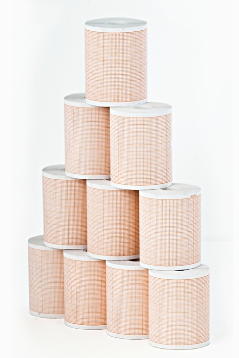 [PRI 96365] Druckerpapier 58 mm x 25 m, wischfest Mit Gitterlinien (10 Rl.)