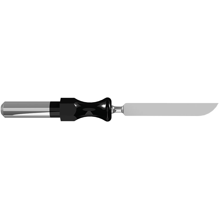 Messerelektrode, mit seitlicher Spitze 24 x 3,3 mm
