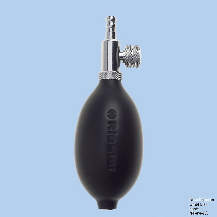 Gebläse komplett (schwarzer Latexball Mit Ablassventil)