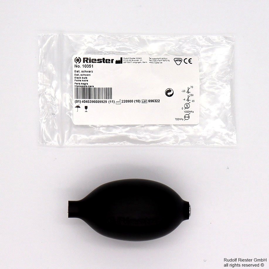 Latexball schwarz