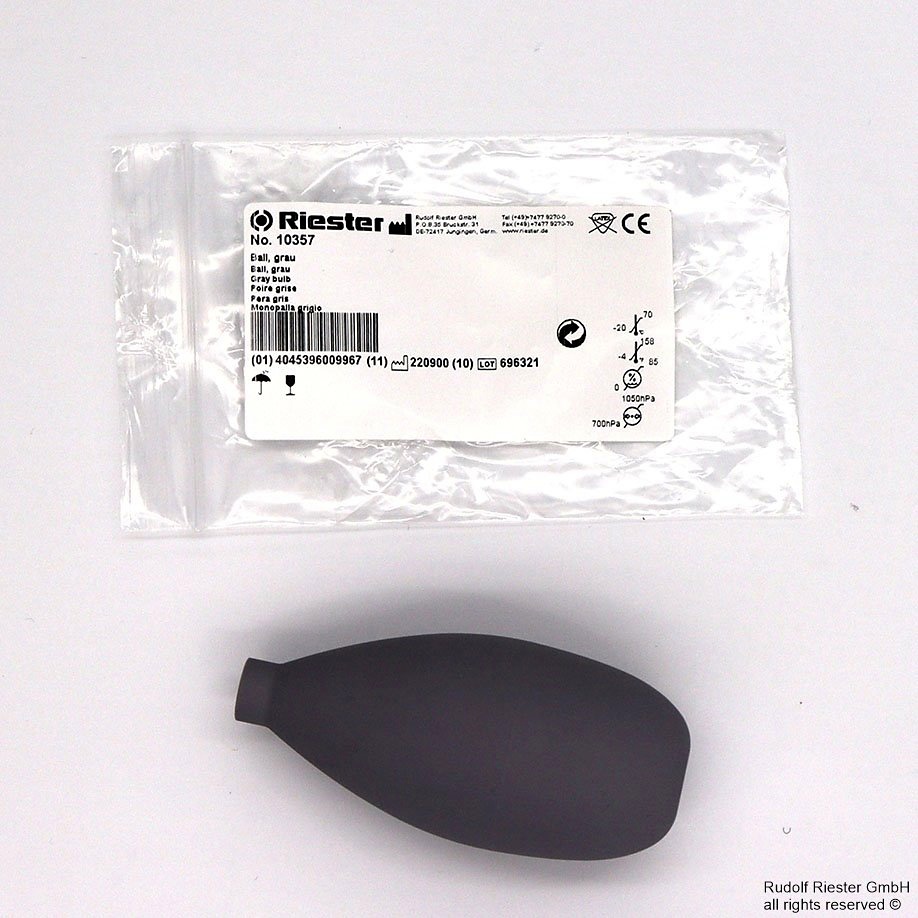 [RIE 10357] Ball grau, latexfrei, für ri-san