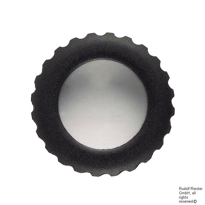 [RIE 10963] Lupe für Otoskop ri-mini, pen-scope Schwarz, 2,5 fache Vergrößerung