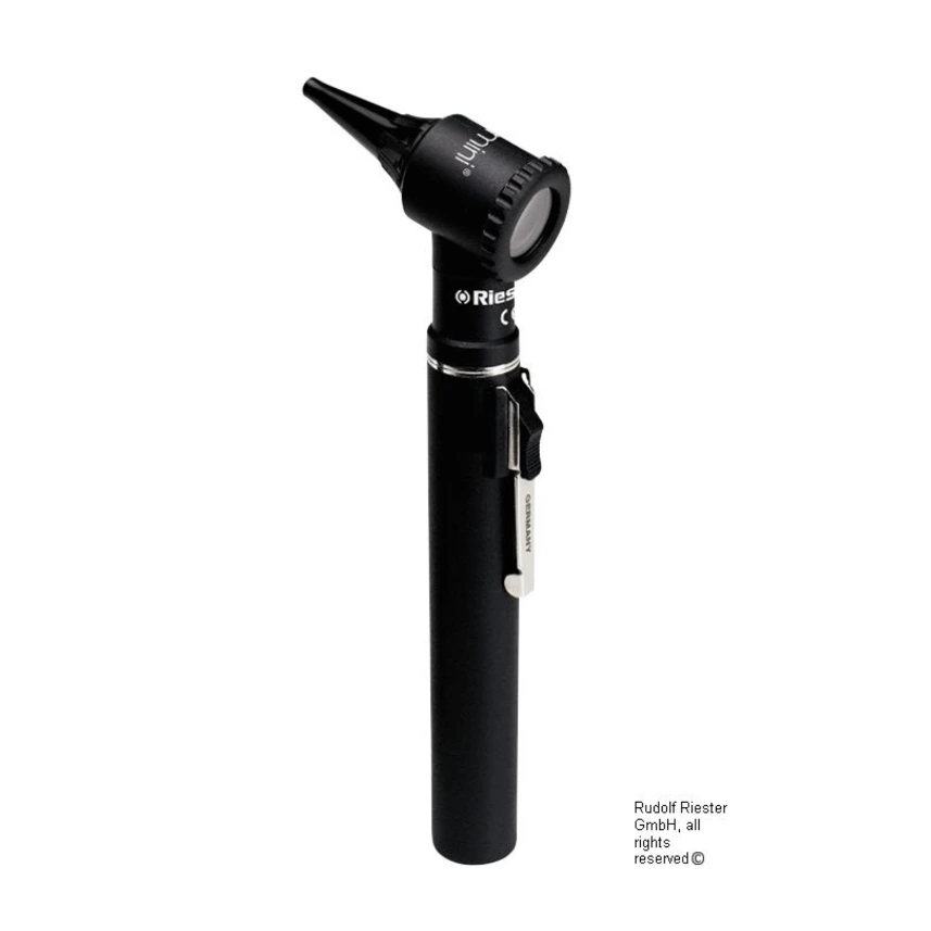 [RIE 3010] Ri-mini Otoskop XL 2,5 V Schwarz, mit Griff Typ AA