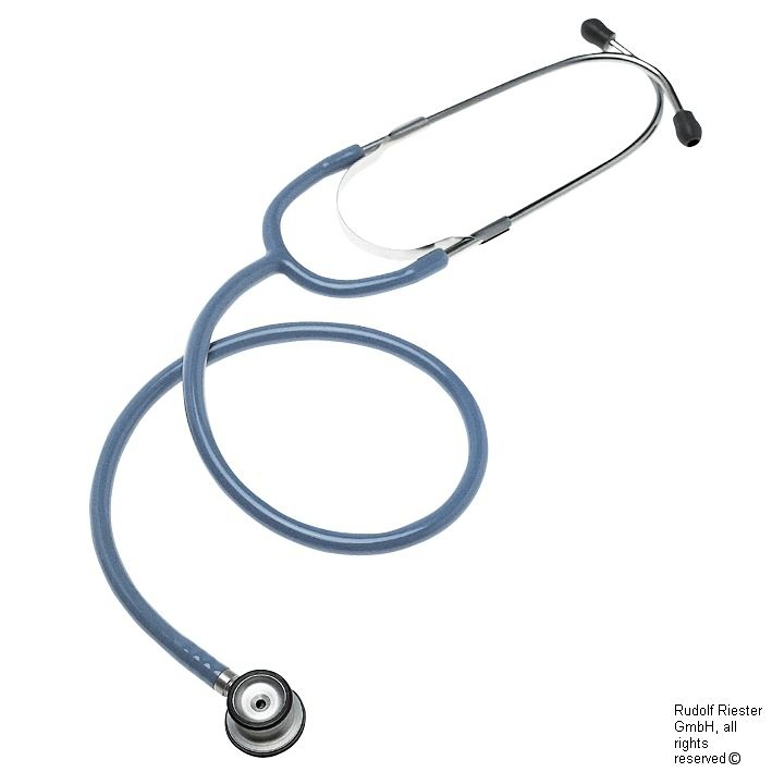 [RIE 4051] Duplex neonatal Stethoskop blau Aus Aluminium