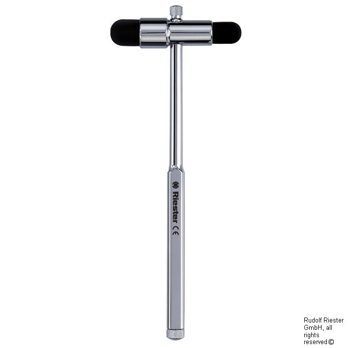 [RIE 5035] Buck Perkussionshammer 18 cm Mit Nadel und Pinsel, Griff verchromt