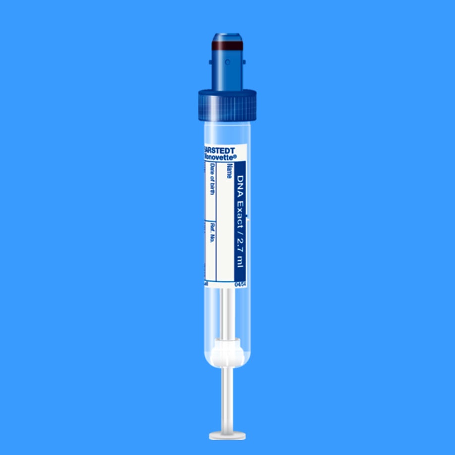 S-Monovetten 2,7 ml, 75x13 mm, DNA Exact Papieretikett, steril (50 Stck.)