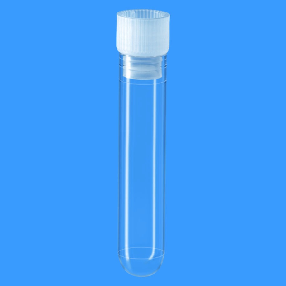 PS-Röhrchen 3,5 ml, 55 x 12 mm, steril M.montiertem Eindrückstopfen (100 Stck.)