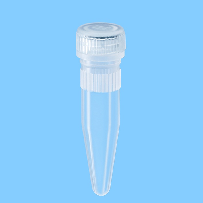 Mikro-Schraubröhren, 1,5 ml, PP, steril Mit montiertem Verschluss (100 Stck.)