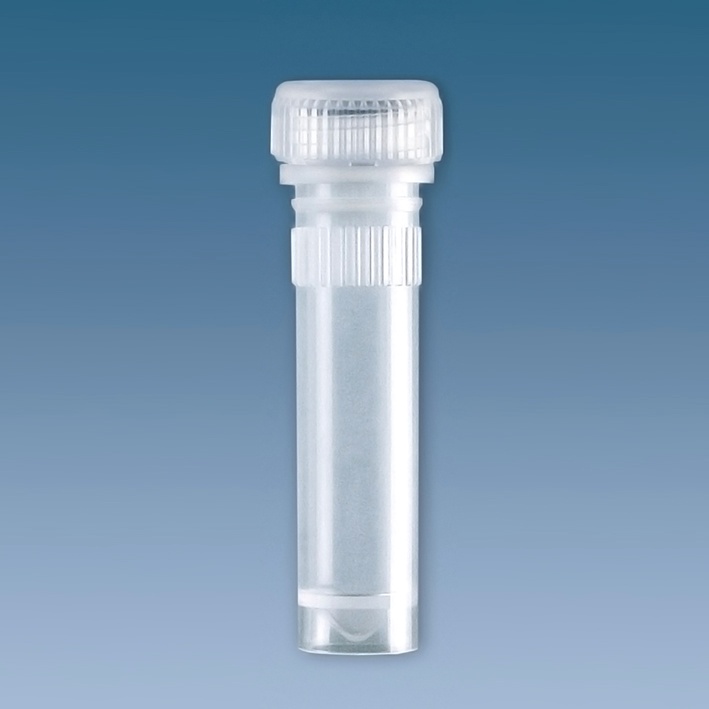 [SAR 72.694.005] Mikro-PP-Röhrchen 2 ml, flach, steril Montierter Schraubverschluss (100 Stck.)