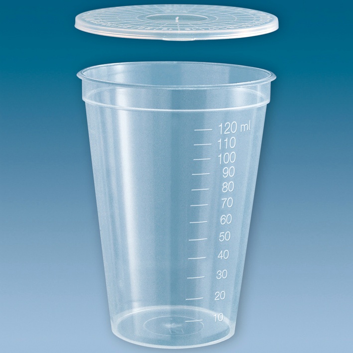 Einmal-Becher 125 ml, PP, farblos Ohne Deckel (50 Stck.)