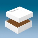 Lagerkasten aus kältebeständigem Laminiertem Karton mit Deckel und