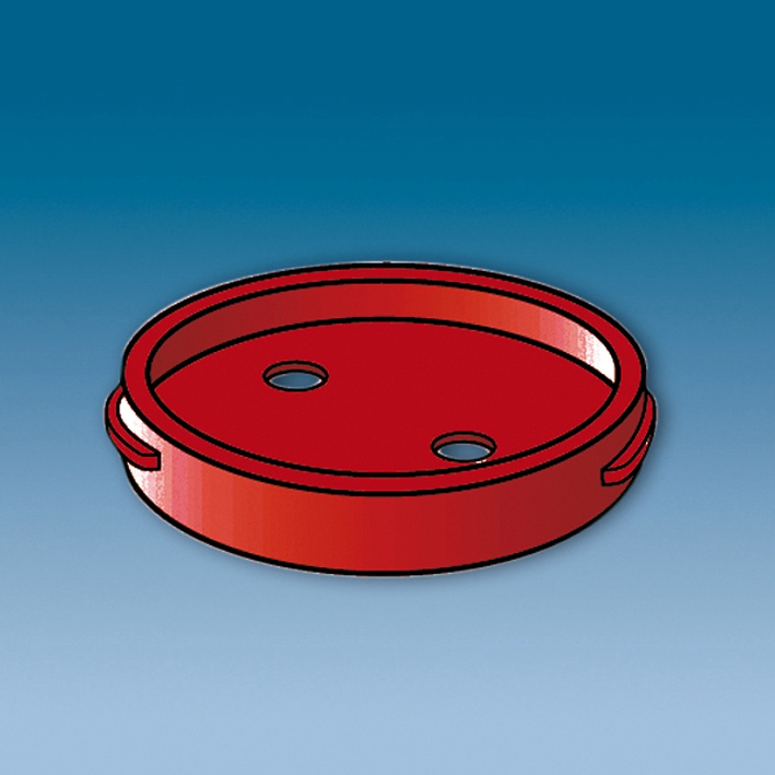 [SAR 95.965.001] Sarstedt Klebeadapter rot