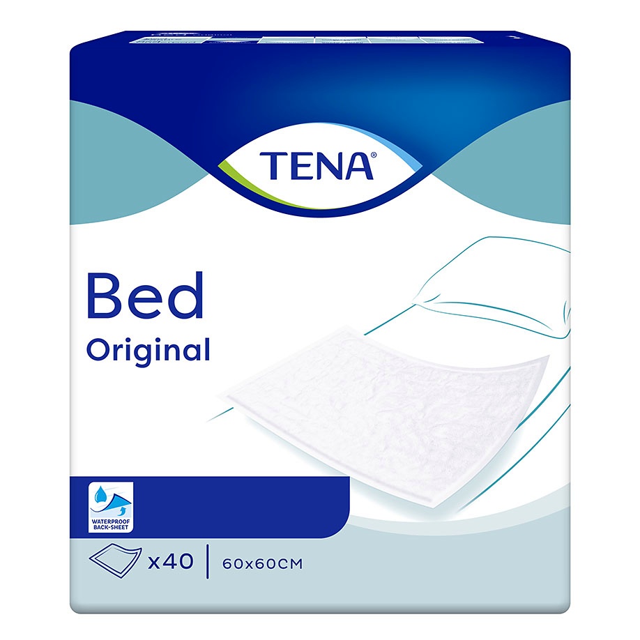 [SCA 770048] TENA Bed Original (4 x 40 Stck.) Bettschutzeinlagen 60 x 60 cm weiß