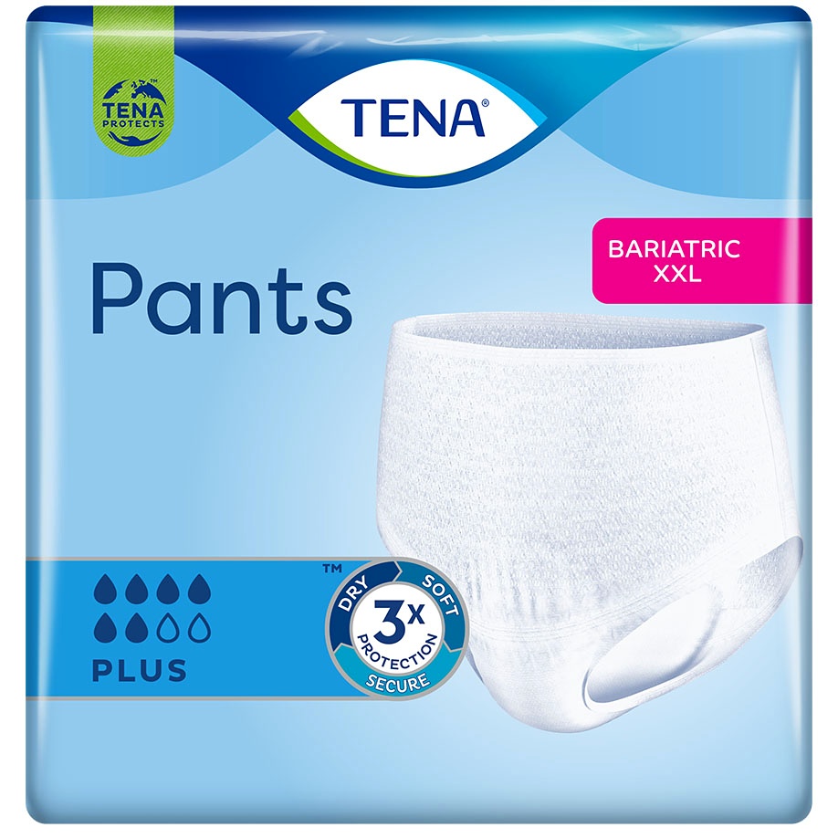 [SCA 792862] TENA Pants Bariatric Plus XXL Einweghosen blau (4 x 12 Stck.)
