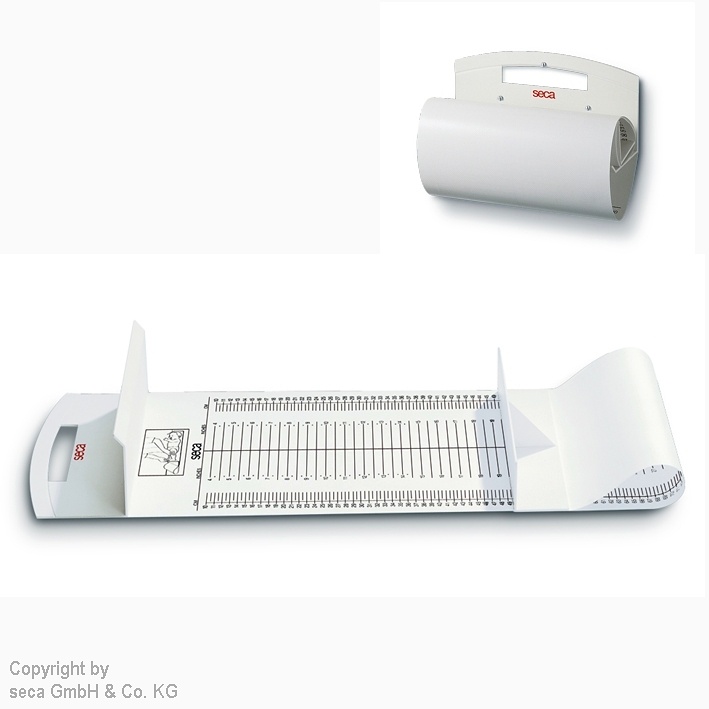 Mobile Messmatte seca 210 für Säuglinge Und Kleinkinder, weiß