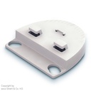 Adapterelement für mobiles Stadiometer Seca 217 zur Verbindung mit den Waagen