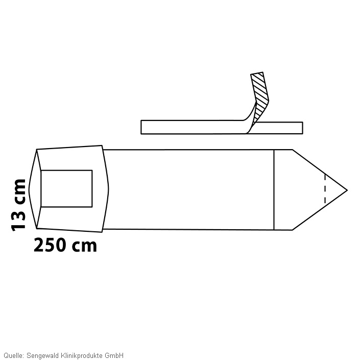[SEW 581323] Secudrape Kamerabezug steril 13 x 250 cm, mit Teleskopfalzung