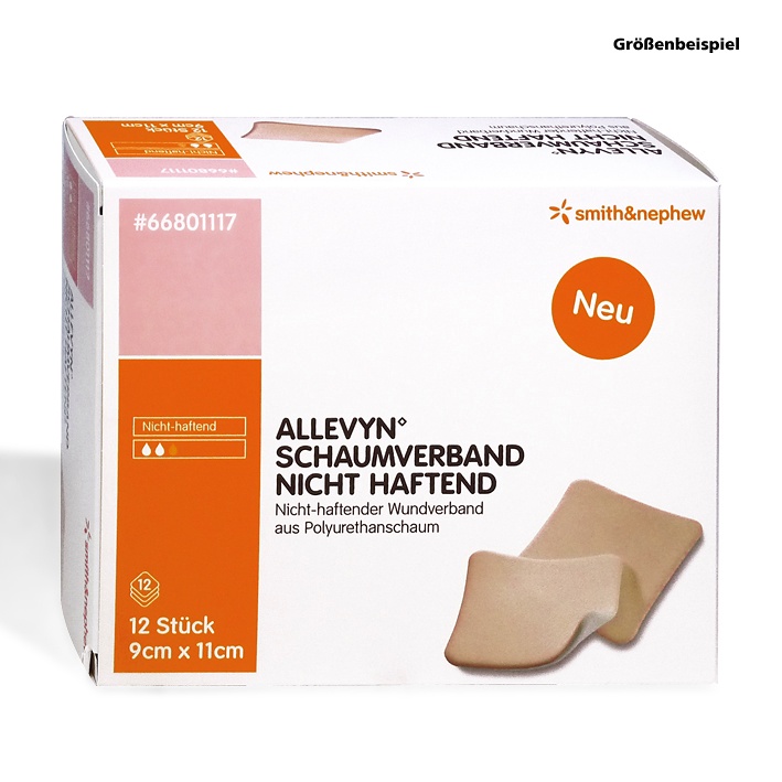 [SMN 66801116] Allevyn Schaumverband nicht haftend 4,5 x 5,5 cm (12 Stck.)