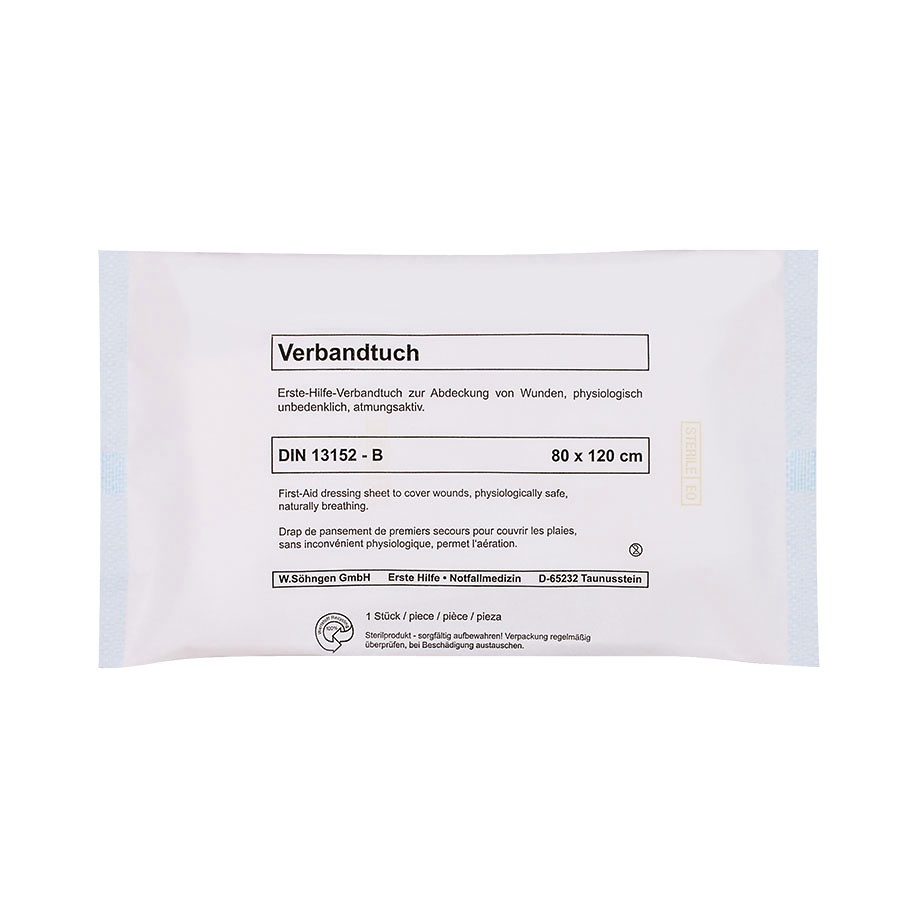 [SÖH 1003010] Verbandtuch SO ca. 80 x 120 cm, steril