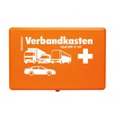 KFZ.-Verbandkasten Standard Mit Füllung DIN 13164, orange