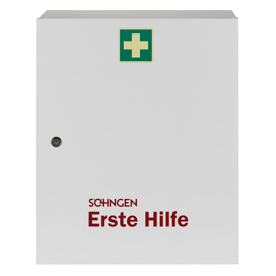 [SÖH 5001075] Verbandschrank MADRID mit Füllung DIN 13169 Standard
