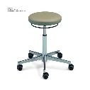 Drehhocker Classic weiß
