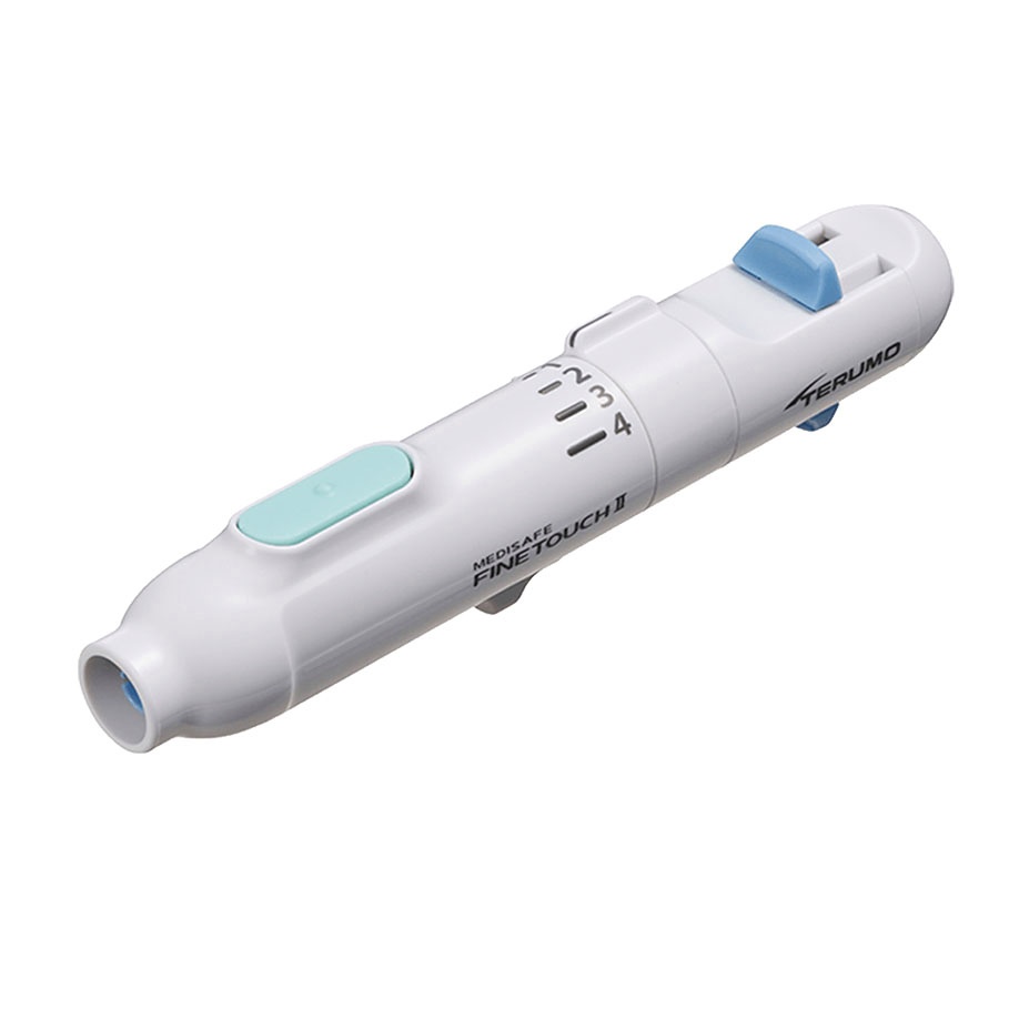 MEDISAFE FINETOUCH II Lanzettengerät mit Spannhebel