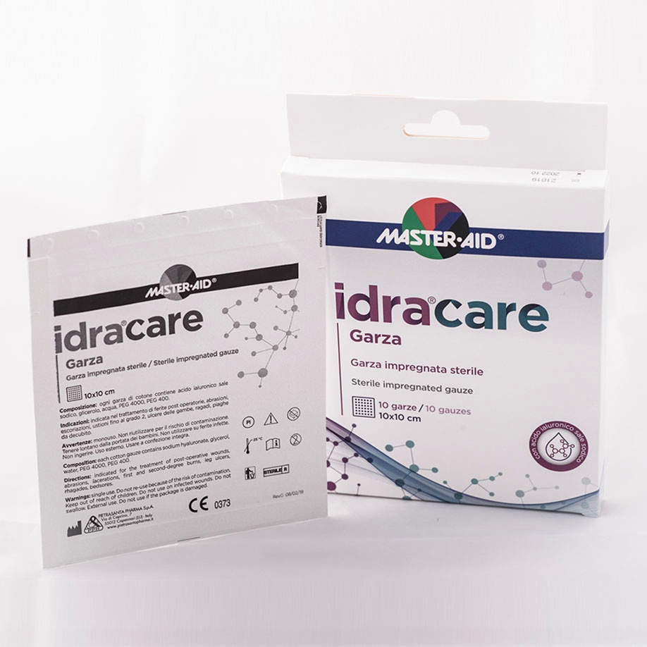 Idra care Garza Gitternetzgaze steril 10 x 10 cm (10 Stck.)