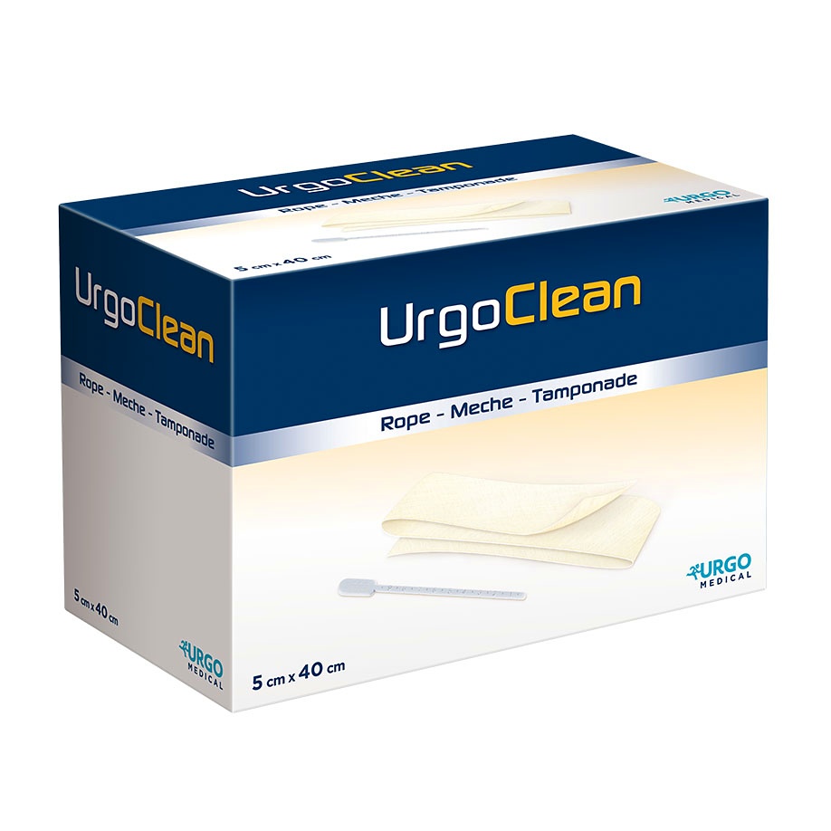 [URG 506432] UrgoClean Tamponaden, 5 x 40 cm Mit je 1 Applikationshilfe (5 Stck.)